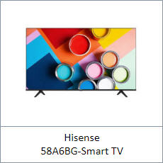 Hisense 58A6BG-Smart TV